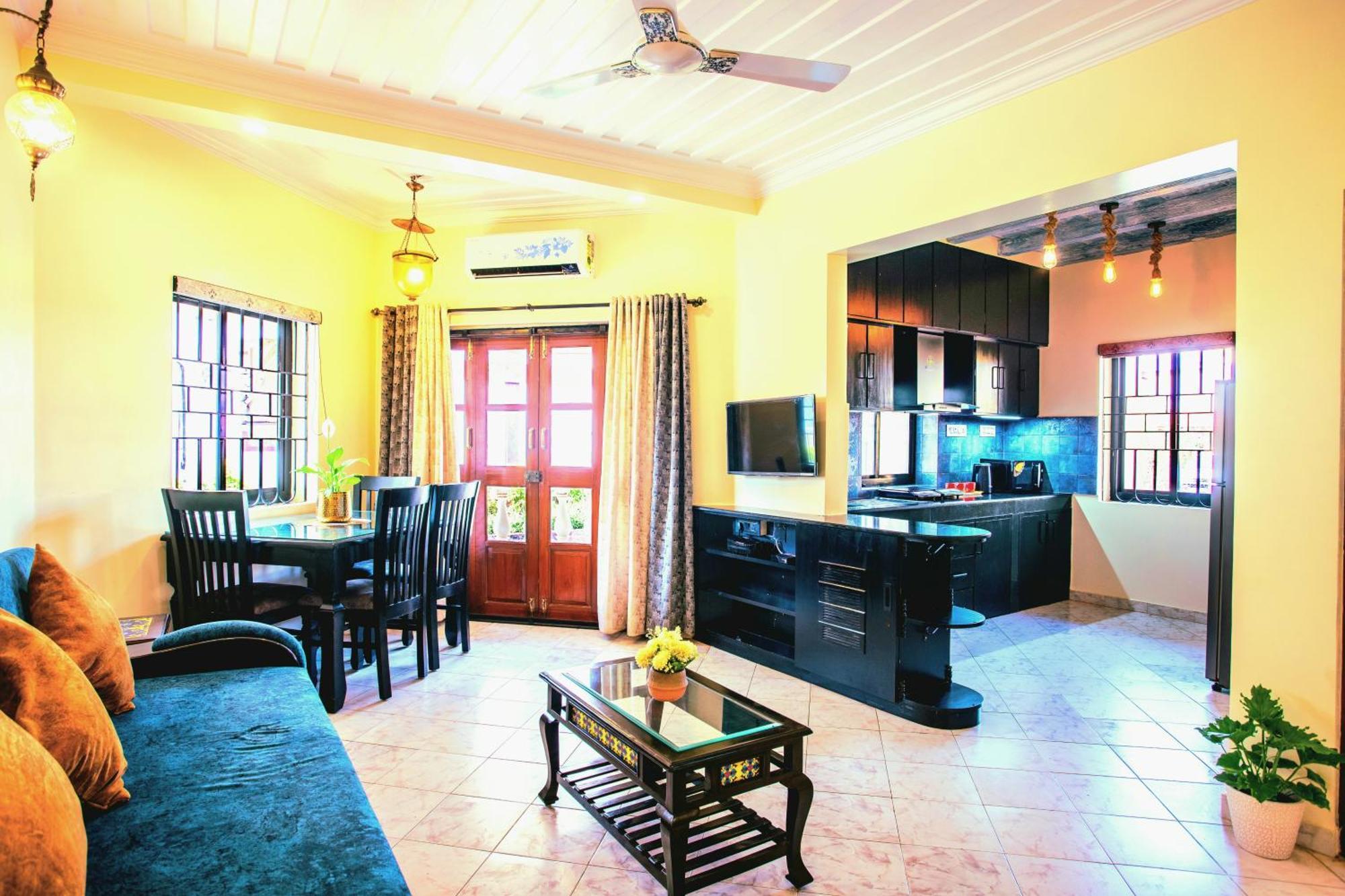 'Golden Sea Pearl' 1 Bhk Beach Apartment Бенаулим Екстериор снимка